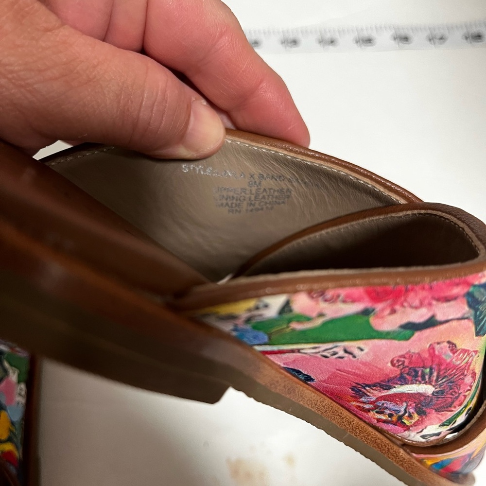 Johnny Was pink and Blue Artistic Sandals Layla X sandal - Picture 11 of 14